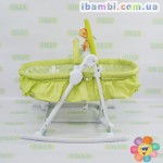 Шезлонг-люлька 3в1 BT-BB-0003 GREEN